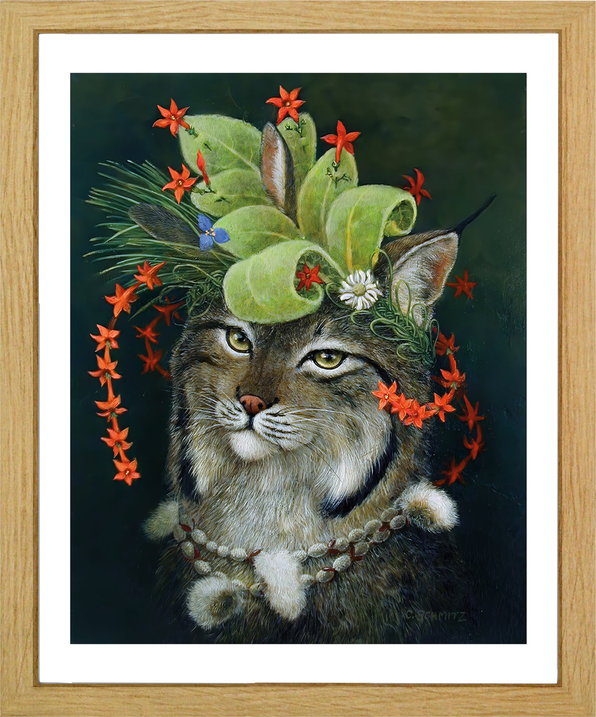 Glorious Forest Hat Print