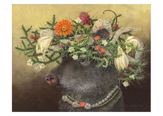 Spiny Sun Hat Print