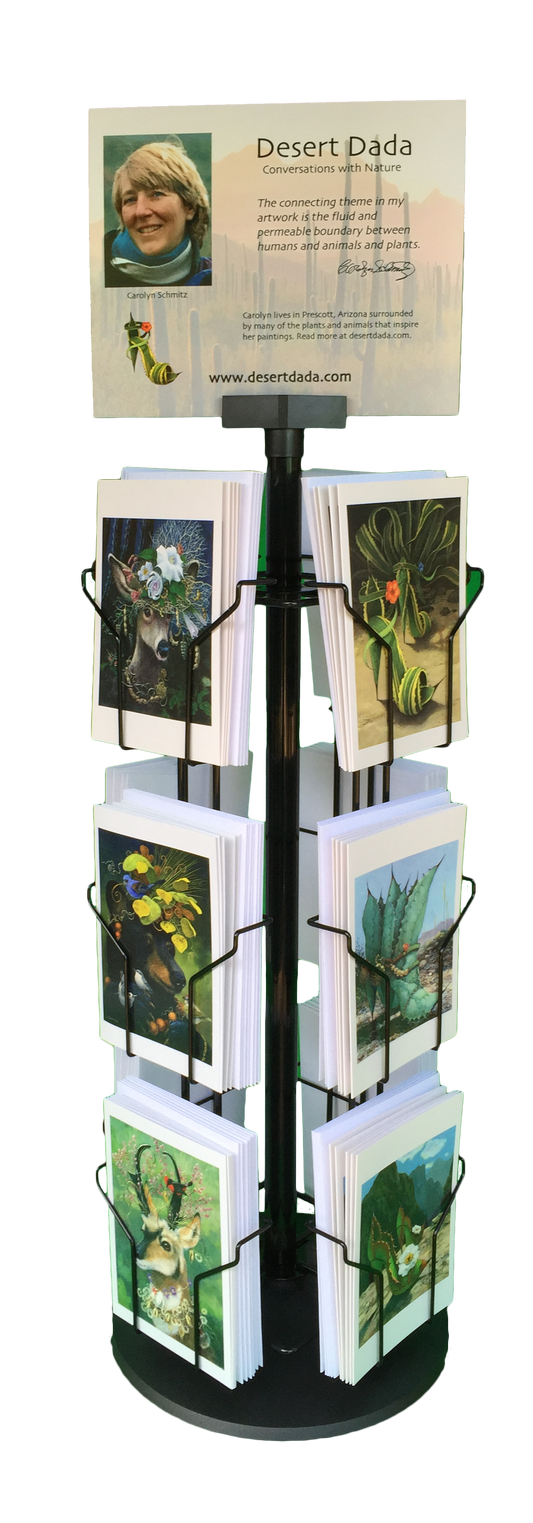 Greeting Card Counter Display with (12) 5x7 Pockets