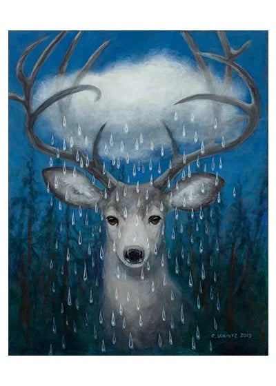 Forest Rain Print