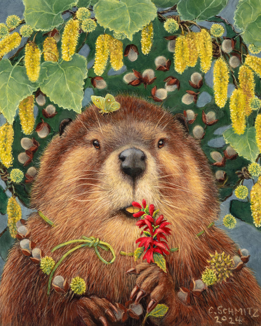 June Beaver Print