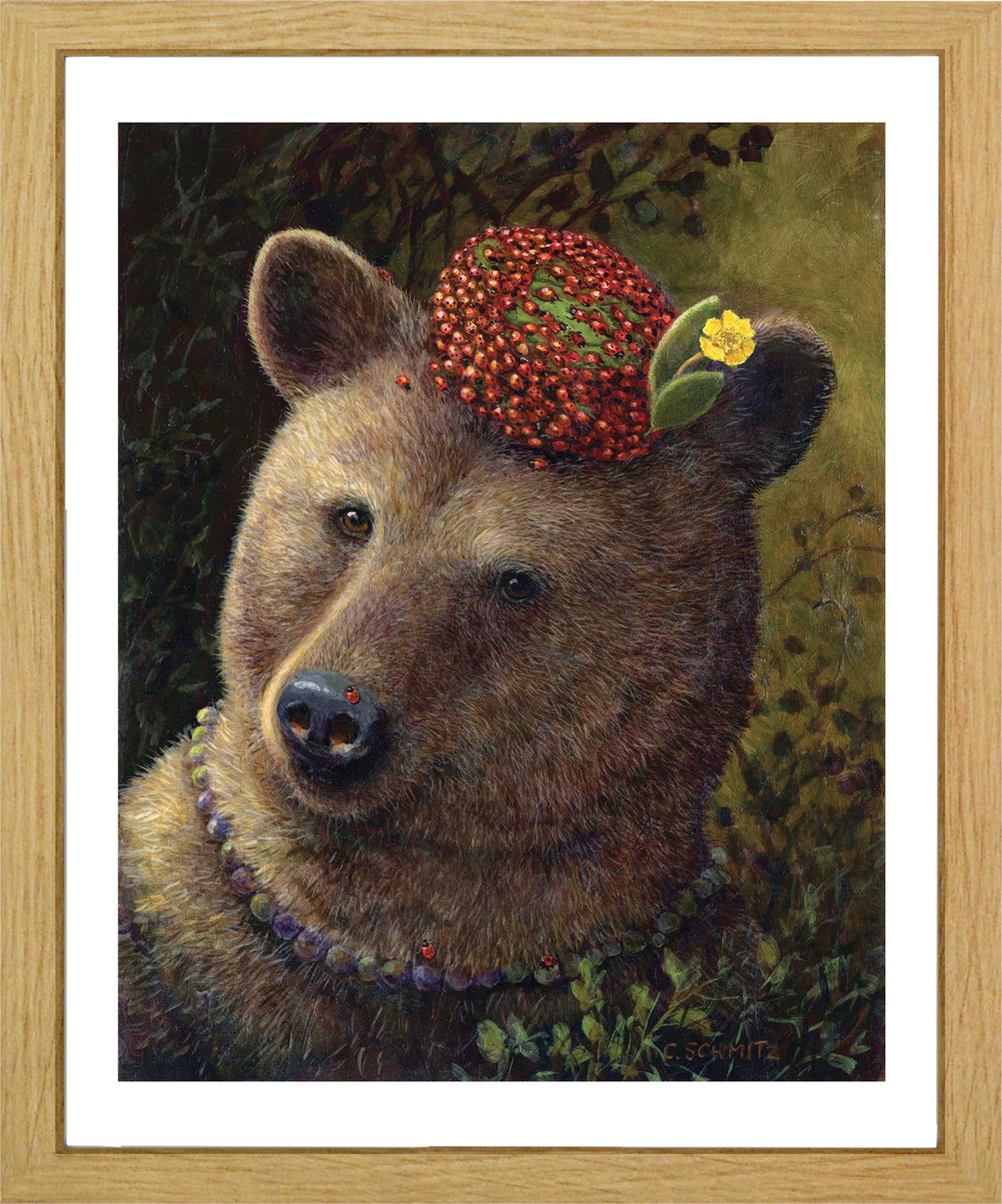 Ladybug Pillbox Print
